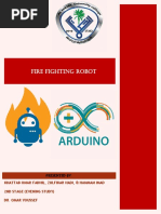 Fire Fighting Robot | PDF | Arduino | Electrical Engineering