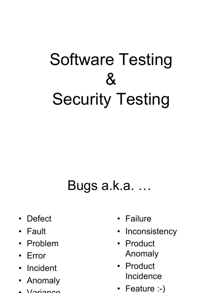 ATS 12-13 Security Testing 1 | PDF | Software Testing | Software Bug