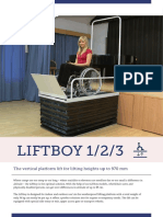 LIFTBOY 1/2/3: The Vertical Platform Lift For Lifting Heights Up To 970 MM