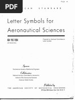 Letter Aeronautical Sciences: Symbols For