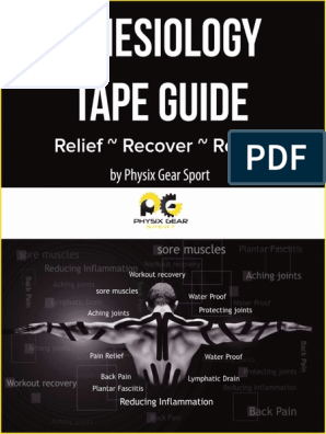 Kinesiology Tape Guide - Physix Gear Sport PDF, PDF, Elbow