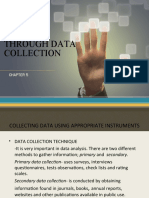 Finding Answers Through Data Collection