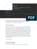 Isopropyl Alcohol: Chemical-Induced Ocular Side Effects