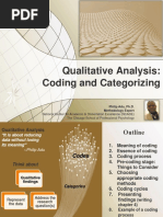 Qualitative Analysis: Coding and Categorizing