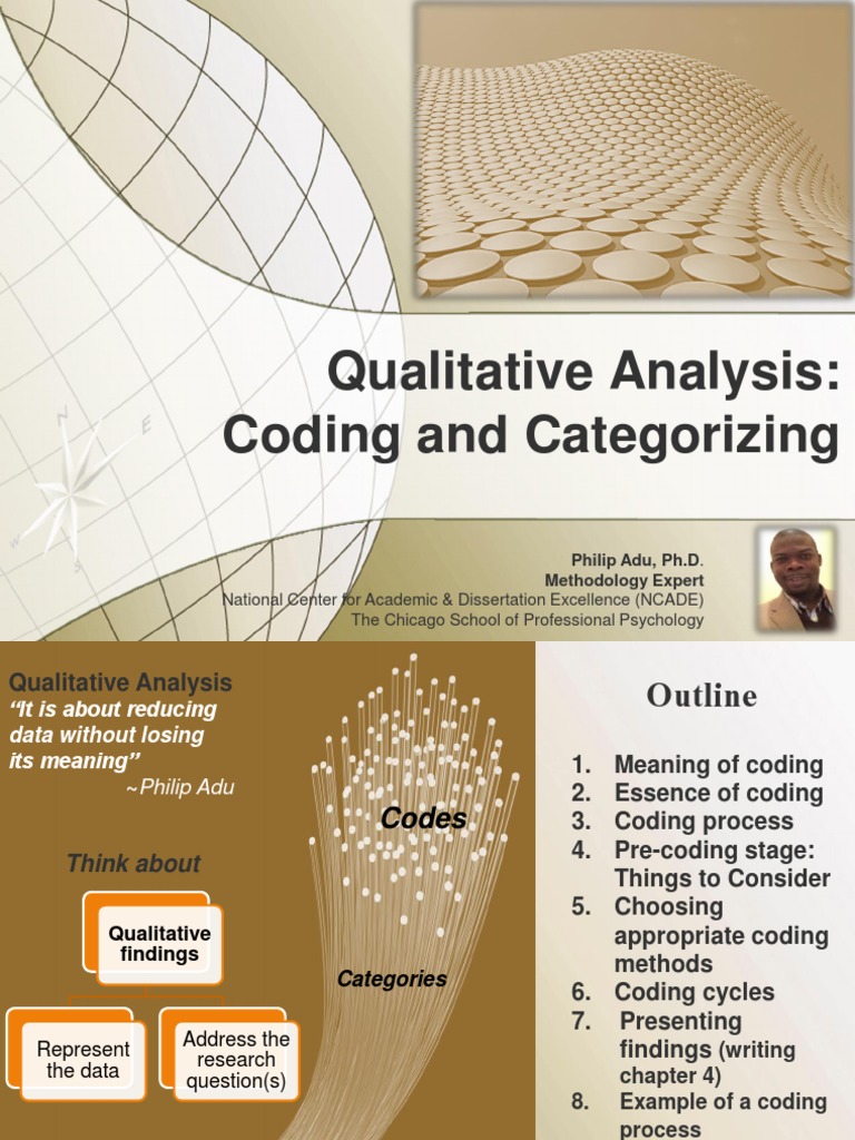 Qualitative Analysis: Coding and Categorizing | PDF | Qualitative ...