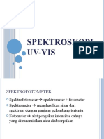 Spektro UV-VIS Untuk