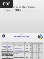 Topic 01 - Introduction To OR