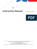 Instruction Manual: TOSHIBA Standard Type Elevator