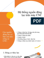 Hệ thống nguồn động lực trên máy CNC