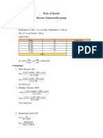 Rule of thumb: ESP selection for 2106m perforation