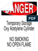Tem Storage Oxy Acetylene PDF