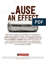 Chipotle April Flyer