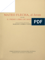 Flecha Mateo El Joven Il Primo Libro de Madrigali PDF