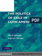 Mario Sznajder, Luis Roniger - The Politics of Exile in Latin America (2009) PDF