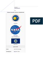 National Aeronautics and Space Administration: For Other Uses, See