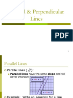 8 Parallel and Perpendicular LInes PDF