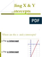 7 Finding X and y Intercepts PDF