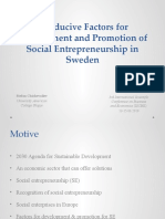 01 - Conducive Factors For Development and Promotion of Social Entrepreneurship in Sweden - Stefan Chichevaliev - June2019