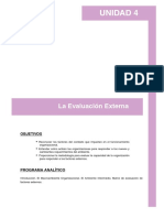 Evaluación externa factores