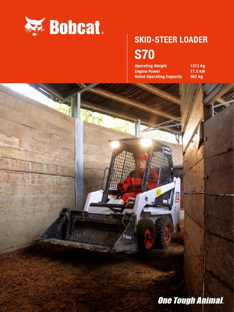 SkidSteer Loader Operating Weight 1312 KG Engine Power 17.5 KW Rated