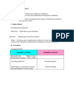 At The End of The Lesson, Students Are Expected To:: I. Subject Matter