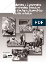 Selecting A Cooperative Membership Structure For The Agriculture-of-the-Middle Initiative