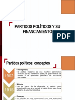 Partidos Políticos y Su Financiamiento