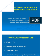 Aeration, Mass Transfer & Oxygen Transfer Efficiency - Redmon Eng PDF