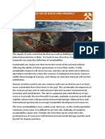 Part 5 Sustainable Use of Rocks and Minerals PDF