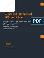 Crisis Económica Del 2008 en Chile