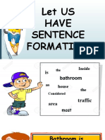 Let US Have Sentence Formation