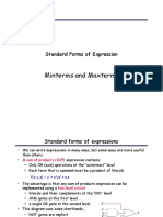 Minterms and Maxterms: Standard Forms of Expression