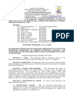 Municipal Ordinance No. 14-2020 - An Ordinance Adopting The Provincial Ordi No. 32-2020 The Guidelines For COVID 19 Mitigation