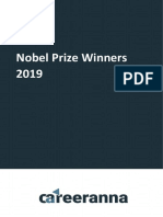 Nobel Prize Winners 2019