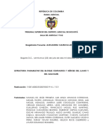 Estructura paramilitar del Bloque Centauros y Héroes del Llano y del Guaviare