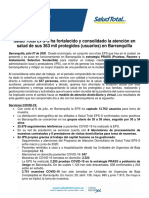 Salud Total Se Pronuncia Sobre Las Quejas de Los Usuarios en Barranquilla