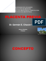 Placenta - Previa, Presentación Academica