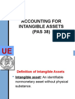 Accounting For Intangible Assets (PAS 38) : UE UE