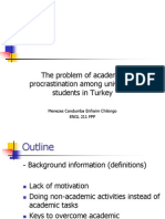 The Problem of Academic Procrastination Among University Students-Presentation