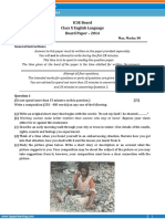 ICSE Board Class X English Language Board Paper - 2014: Total Time: 2hrs Max. Marks: 80 General Instructions