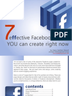 Facebook E-Book - 7 Effective Facebook Pages + 23 Facebook Marketing Tips