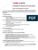 Mantenimiento y calibración de autoanalizador de sedimento urinario