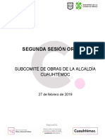 Segunda Sesion Ordinaria 2019 PDF