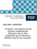 Hecho y Opinión – Taller Final.pptx