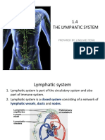 1.4 The Lymphatic System: Prepared By: Ling Mei Teng