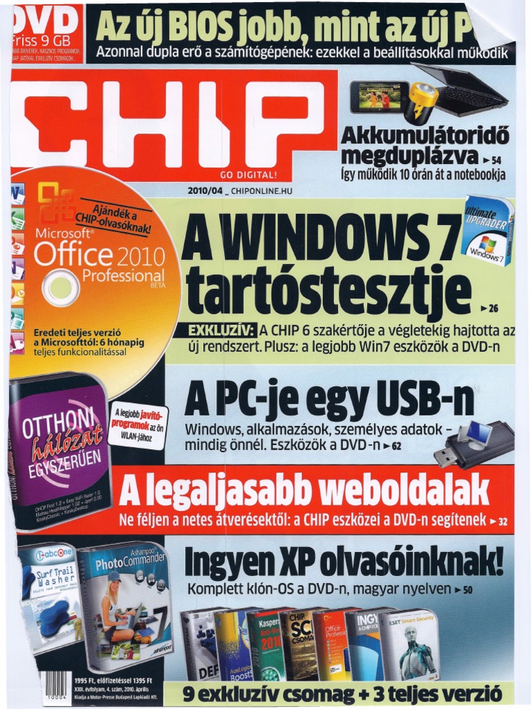 Chip Magazin - 2010 Aprilis PDF | PDF