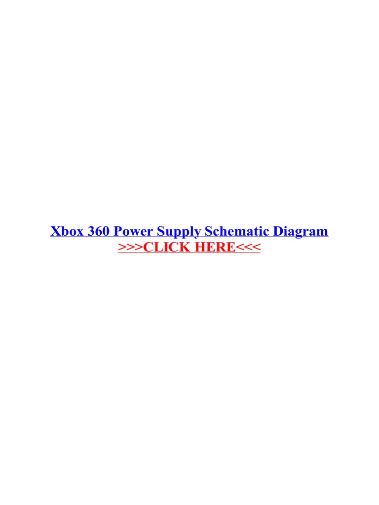 Dokumen Tips Xbox 360 Power Supply Schematic Diagram 360 Power