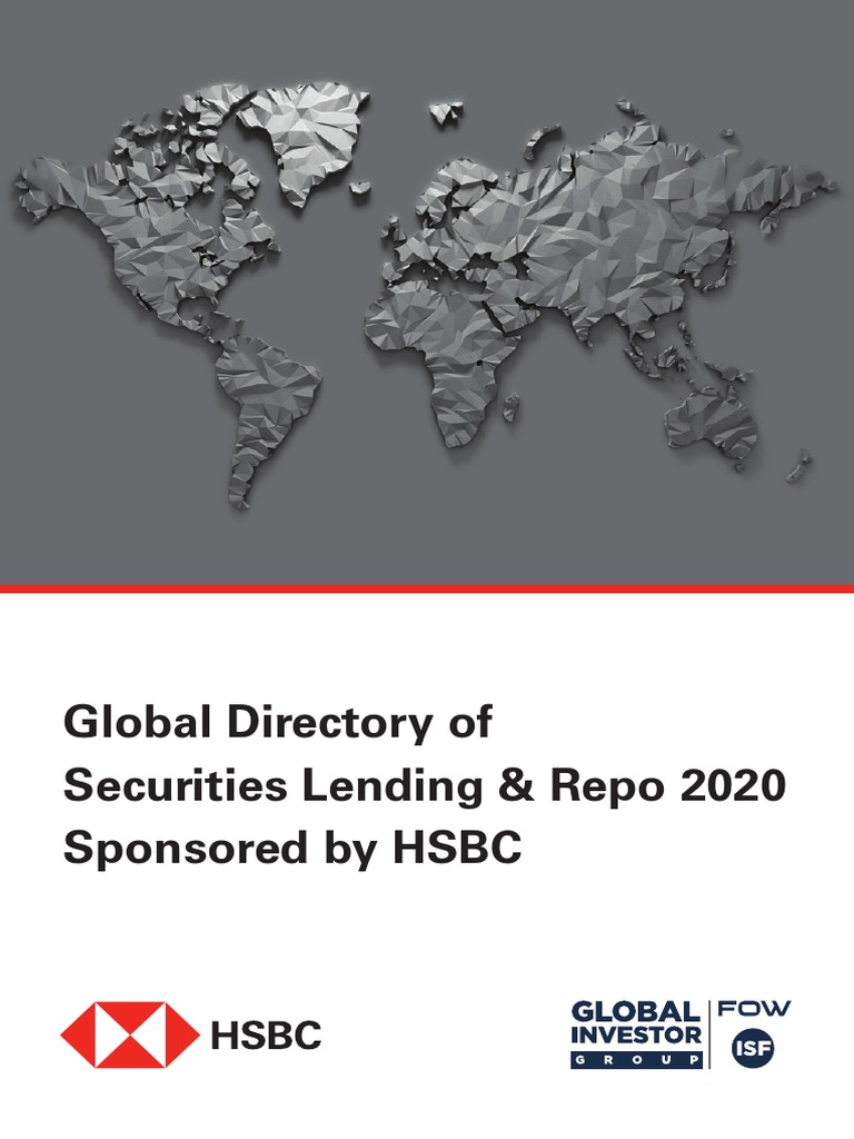 ISFDirectory2020ONLINE 4 | PDF | Repurchase Agreement | Securities Lending
