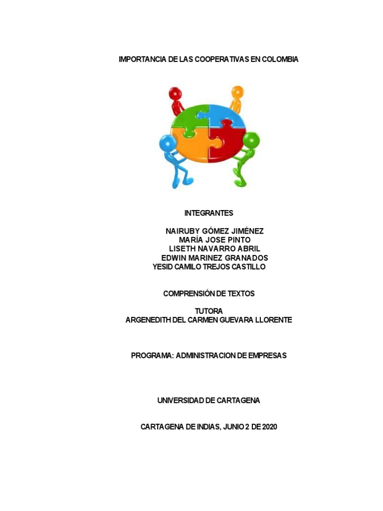 Ejemplos de Cooperativismo en Colombia | PDF | Cooperativa | Colombia
