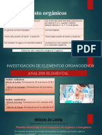 Compuestos orgánicos vs inorgánicos